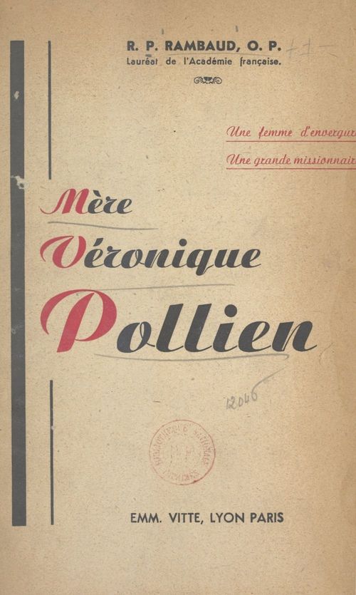 Couverture ebook de Mère Véronique Pollien, de Louis Jean-Dominique Rambaud