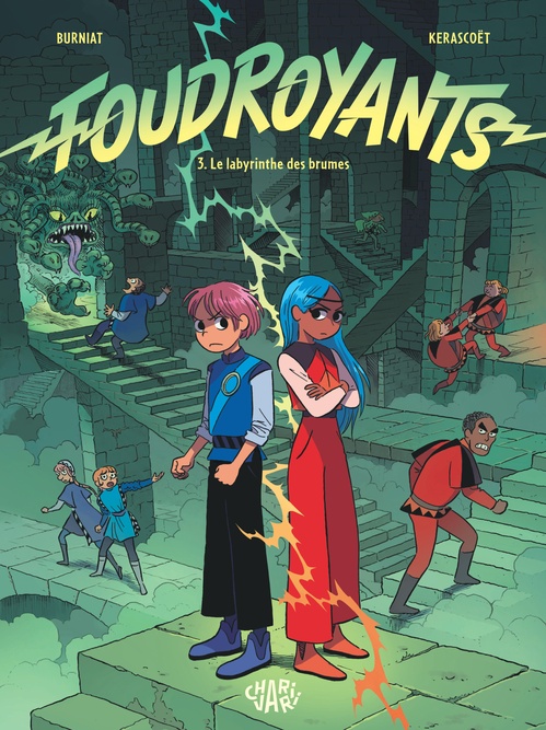 Couverture ebook de Foudroyants - Tome 3 - Le labyrinthe des brumes, de Mathieu Burniat