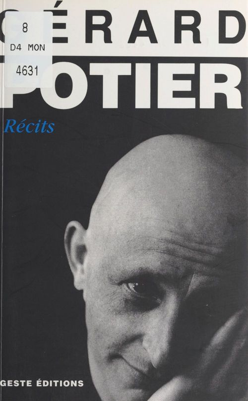 Couverture ebook de Récits, de Gerard Potier