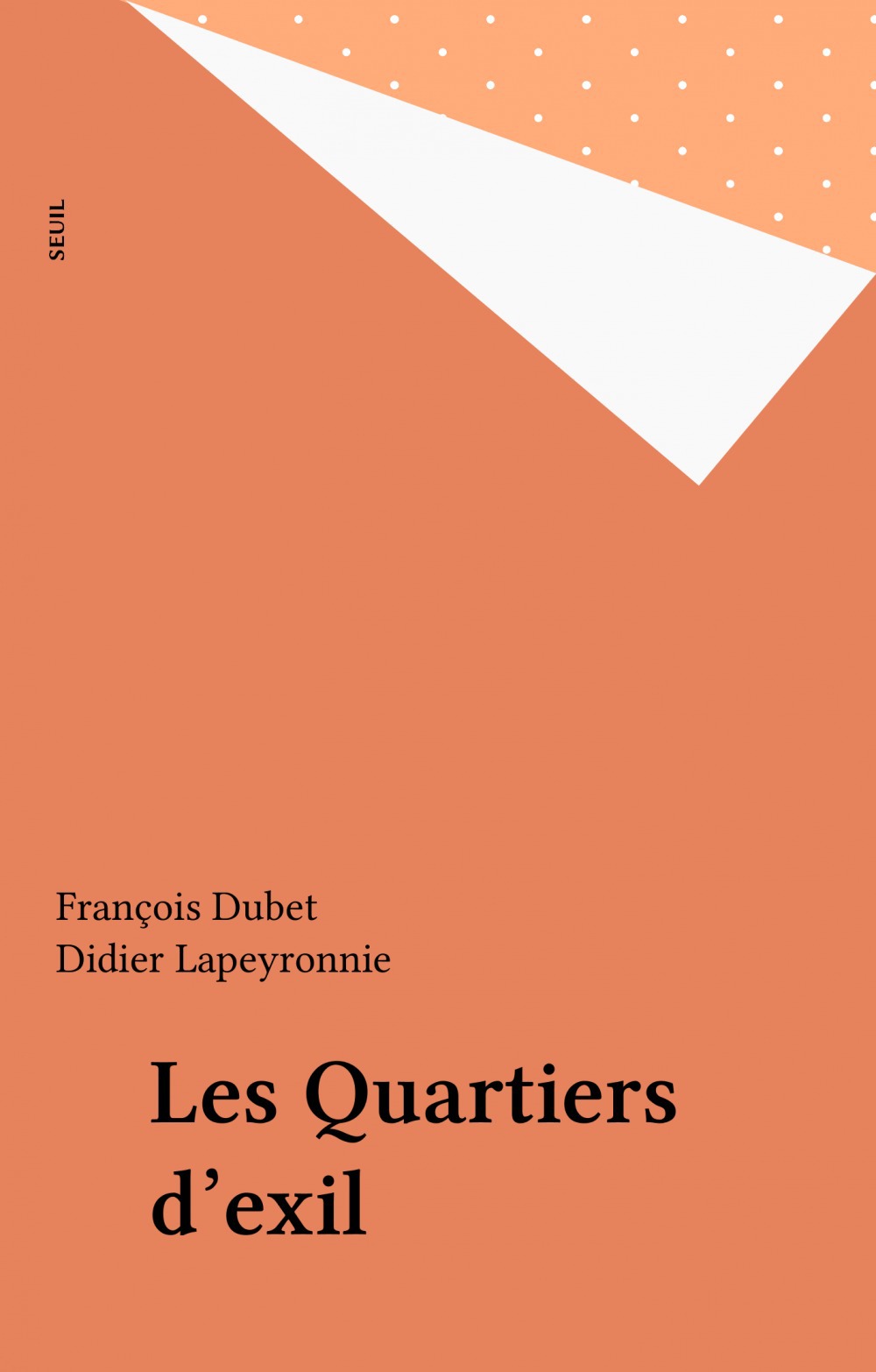Couverture ebook de Les Quartiers d'exil, de Dubet, Lapeyronnie