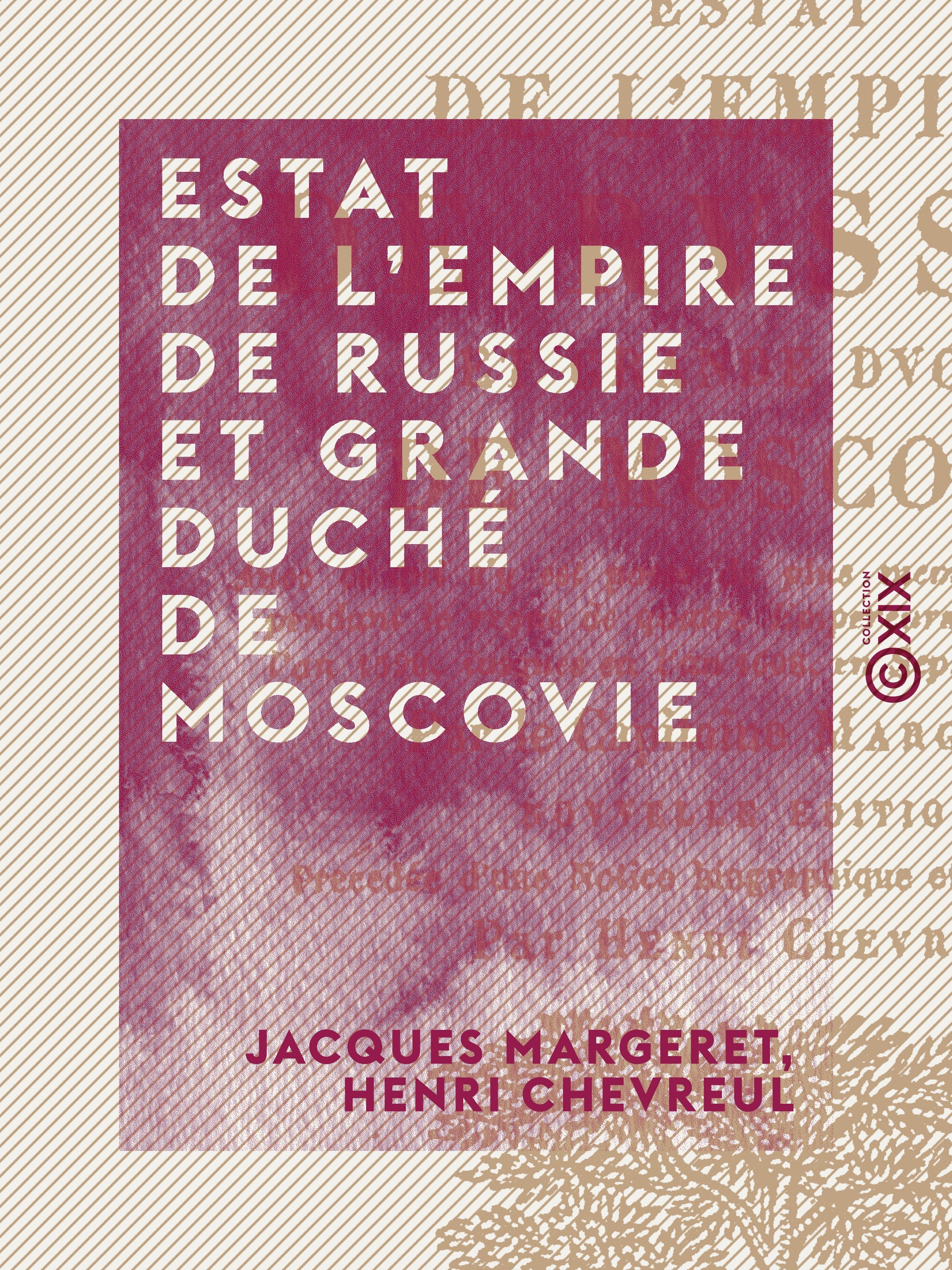 ebook cover of Estat de l'Empire de Russie et grande duché de Moscovie, by Henri Chevreul, Jacques Margeret