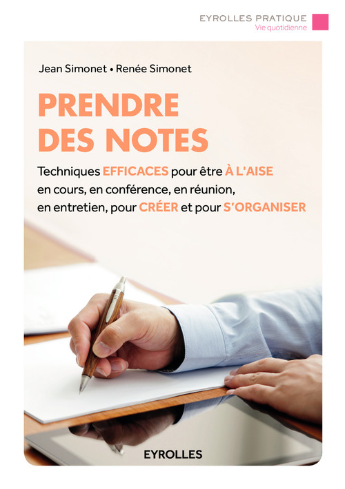 Couverture ebook de Prendre des notes, de Jean Simonet