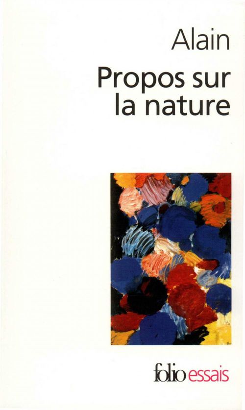 Couverture ebook de Propos sur la nature, de Alain