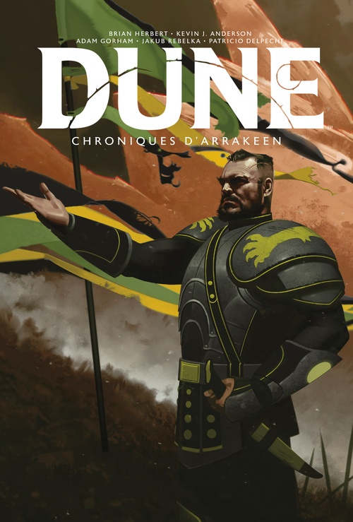 Couverture ebook de Dune : Chroniques d'Arrakeen, de Brian Herbert, Kevin J. Anderson, Adam Gorham