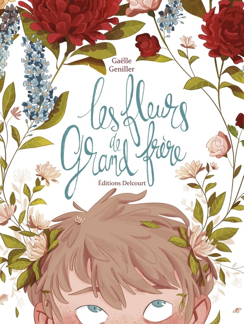 ebook cover of Les Fleurs de grand frère, by Gaëlle Geniller