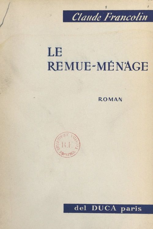 ebook cover of Le remue-ménage, by Claude Francolin