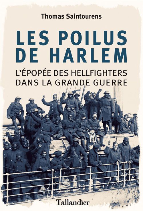Couverture ebook de Les poilus de Harlem, de Thomas Saintourens
