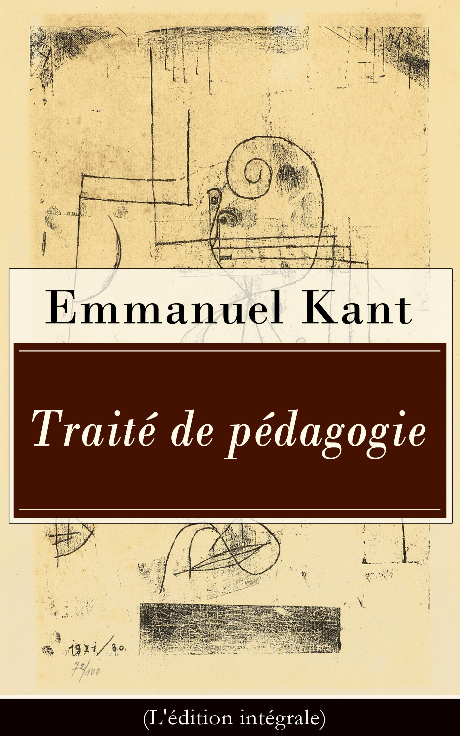Couverture ebook de Traité de pédagogie (L'édition intégrale), de Emmanuel  Kant