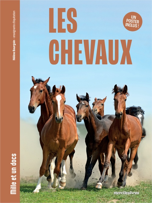 Couverture ebook de Mille et un docs - Les Chevaux, de Hélène Bourgoin