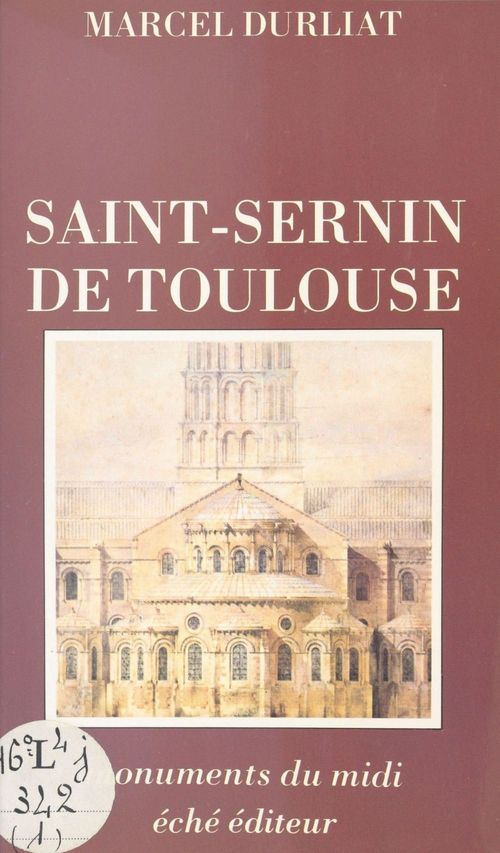 Couverture ebook de Saint-Sernin de Toulouse, de Marcel Durliat
