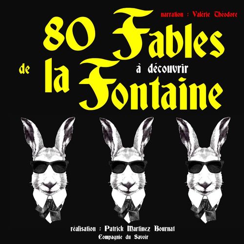 Couverture audiobook de 80 fables de La Fontaine à découvrir, de Jean De La Fontaine