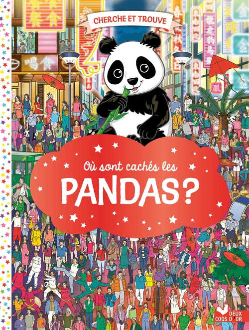 Couverture ebook de Où sont cachés les pandas ?, de Paul Moran