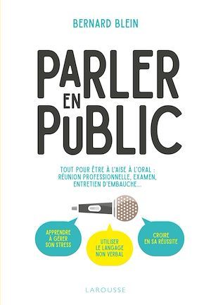 Couverture ebook de Parler en public, de Bernard Blein