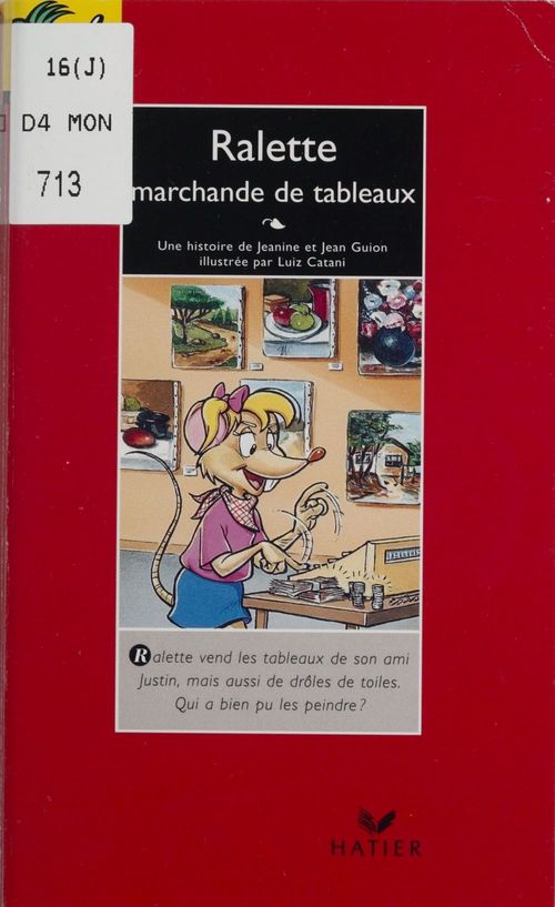 ebook cover of Ralette marchande de tableaux, by Catani, Guion