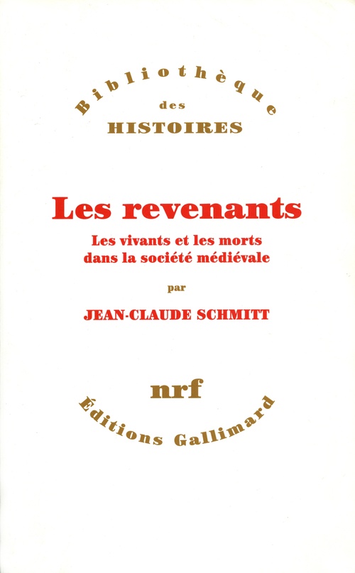 Couverture ebook de Les revenants. Les vivants et les morts dans la société médiévale, de Jean-claude Schmitt