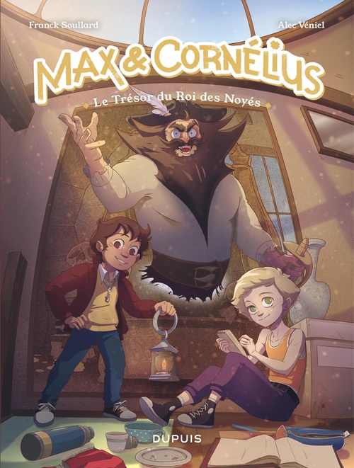 Couverture ebook de Max & Cornélius - Tome 1 - Le trésor du roi des noyés, de SOULLARD Franck