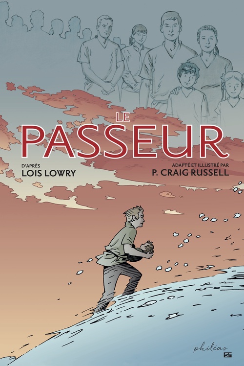 ebook cover of Le passeur, by Lois Lowry, Craig Russel