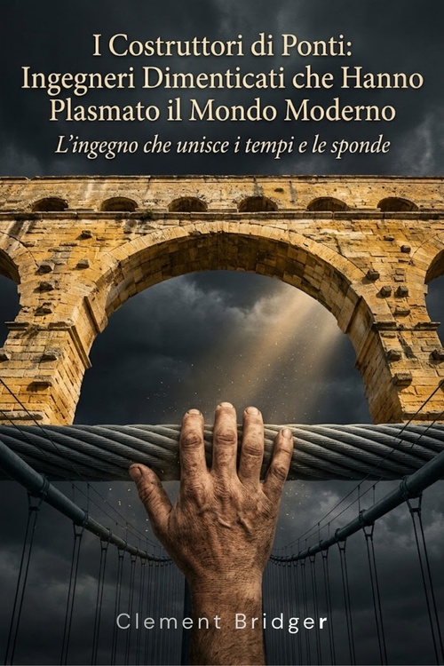 Couverture ebook de I Costruttori di Ponti: Ingegneri Dimenticati che Hanno Plasmato il Mondo Moderno, de Clement Bridger