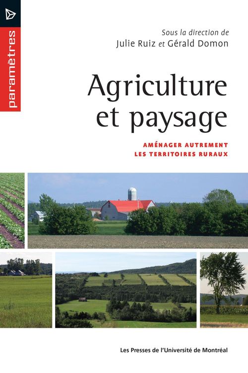 Couverture ebook de Agriculture et paysage, de Domon, Ruiz