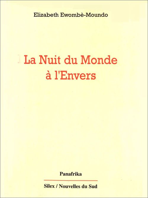 ebook cover of La nuit du monde à l'envers, by Elizabeth Ewombe-Moundo
