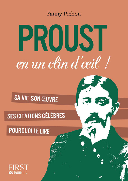 Couverture ebook de Petit livre de - Proust en un clin d'oeil !, de Fanny Pichon