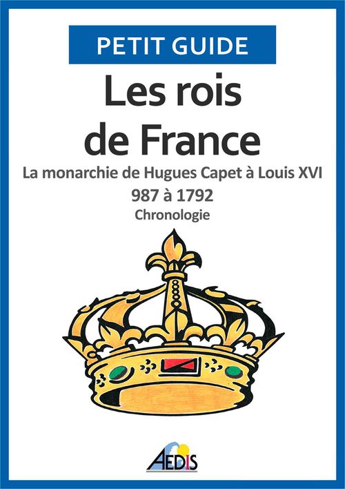 Couverture ebook de Les rois de France, de Collectif