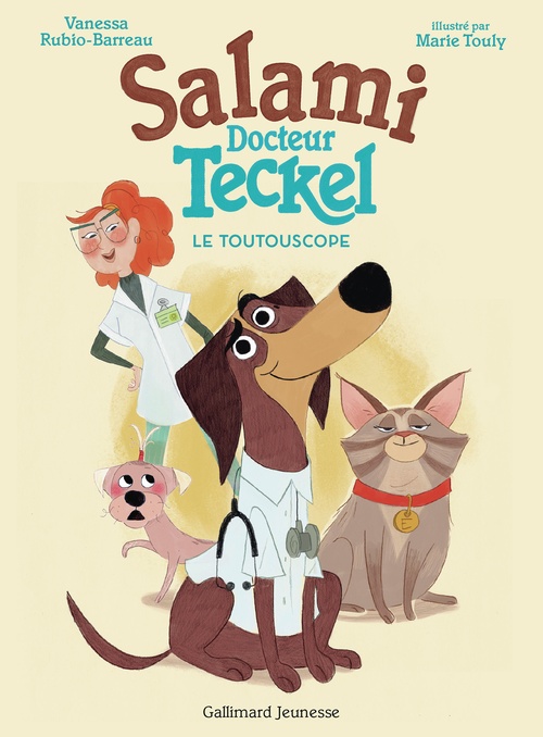Couverture ebook de Salami, Docteur Teckel (Tome 1) - Le toutouscope, de Vanessa Rubio-Barreau, Marie Touly