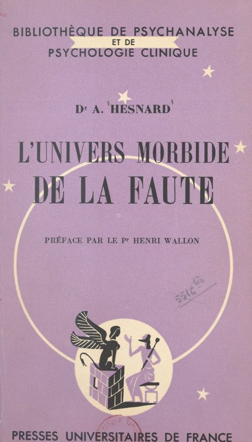 ebook cover of L'univers morbide de la faute, by Angelo Hesnard