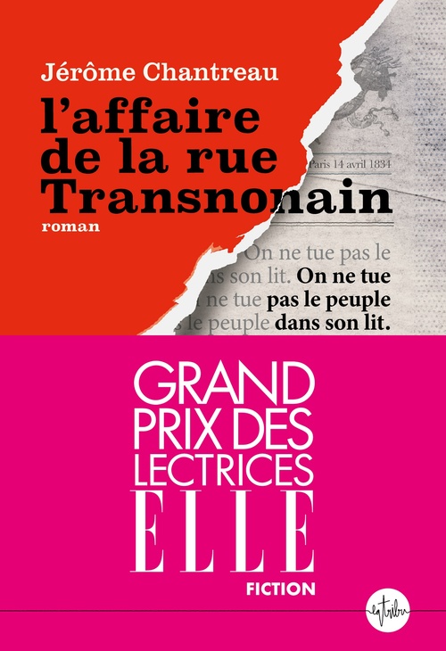 Couverture ebook de L´affaire de la rue Transnonain (Grand Prix des Lectrices ELLE 2025), de Jérôme Chantreau
