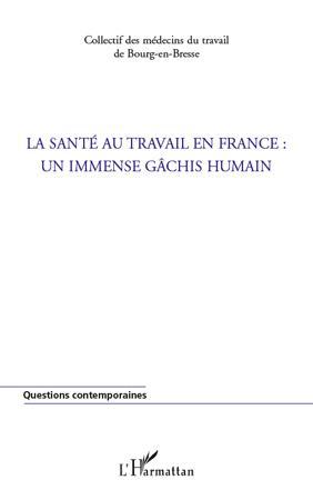 ebook cover of La santé au travail en France : un immense gâchis humain, by Collectif