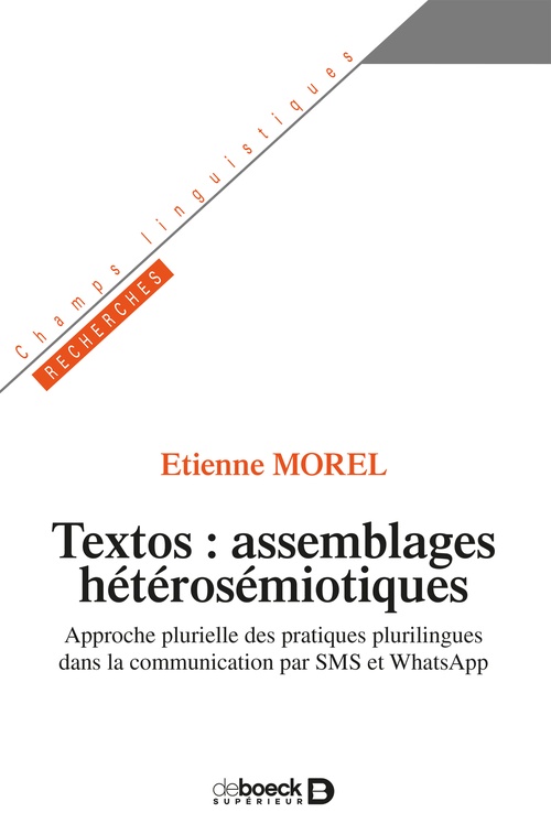 ebook cover of Textos : assemblages hétérosémiotiques, by Etienne Morel
