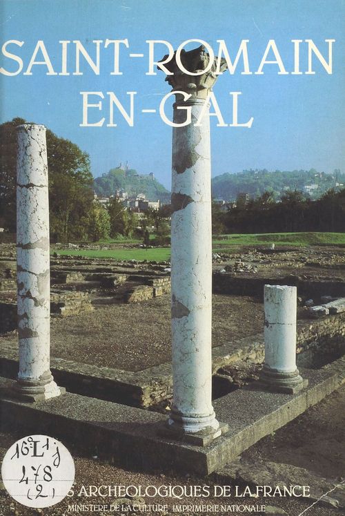 Couverture ebook de Saint-Romain-en-Gal : Un quartier de Vienne antique sur la rive droite du Rhône, de Laroche