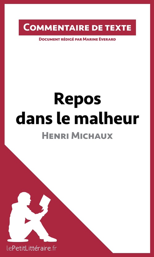 Couverture ebook de Repos dans le malheur d'Henri Michaux, de Marine Everard