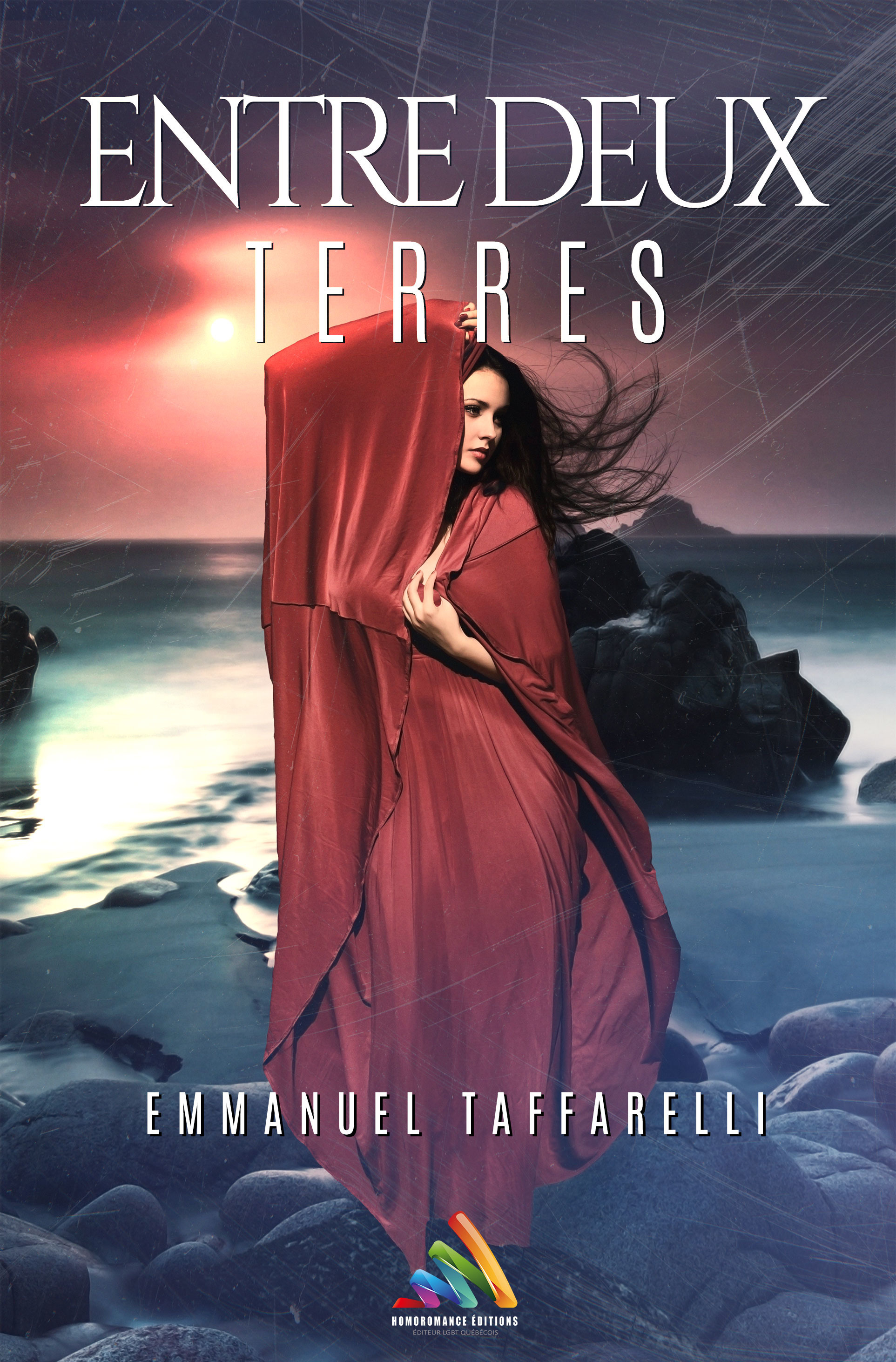 Couverture ebook de Entre deux terres | Nouvelle lesbienne, de Emmanuel Taffarelli