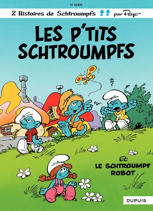 Couverture ebook de Les Schtroumpfs - Tome 13 - Les P'tits Schtroumpfs, de Peyo