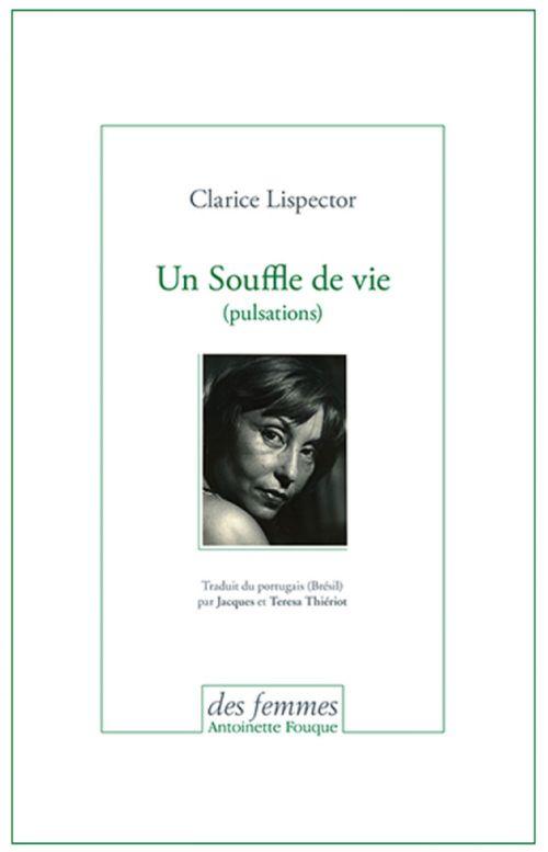 ebook cover of Un souffle de vie, by Clarice Lispector