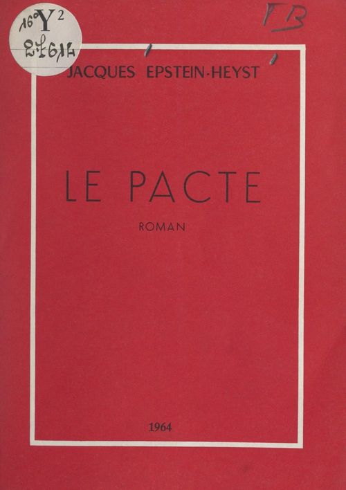 Couverture ebook de Le pacte, de Jacques Epstein-Heyst