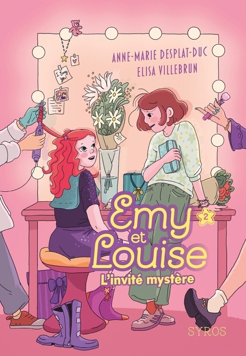 Couverture ebook de Emy et Louise - Tome 2 L'invité mystère, de Anne-Marie Desplat-Duc, Elisa Villebrun, Pauline Spira