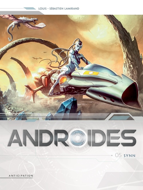 Couverture ebook de Androïdes T05 - Synn, de Stéphane Louis