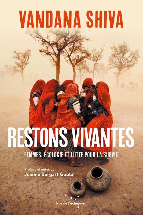 ebook cover of Restons vivantes, by Vandana SHIVA