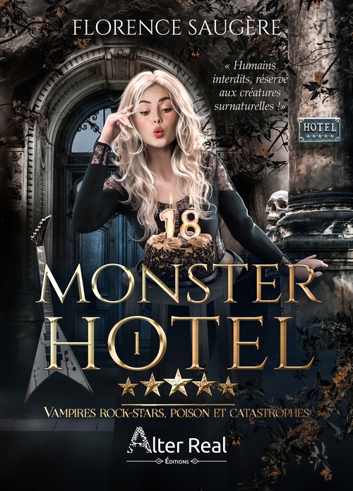 Couverture ebook de Vampires rock-stars, poison et catastrophes, de Florence Saugère