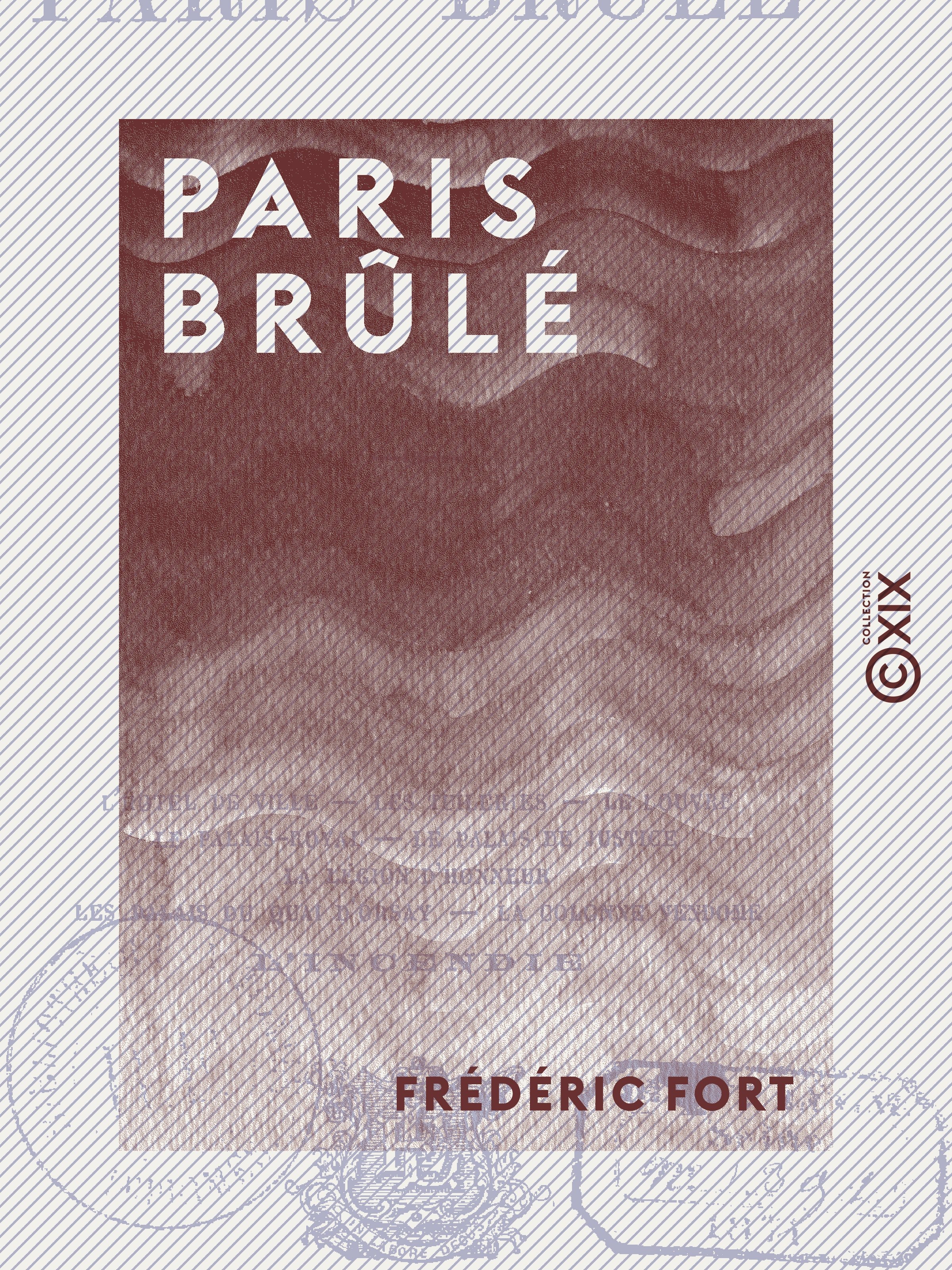 Couverture ebook de Paris brûlé, de Frederic Fort