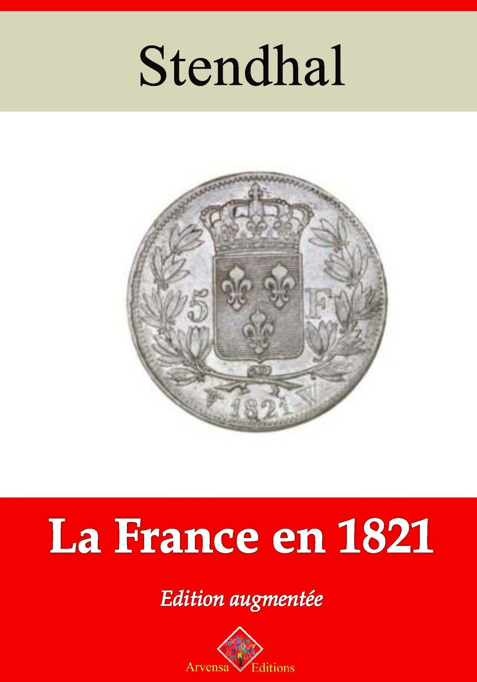 ebook cover of La France en 1821 - suivi d'annexes, by Stendhal