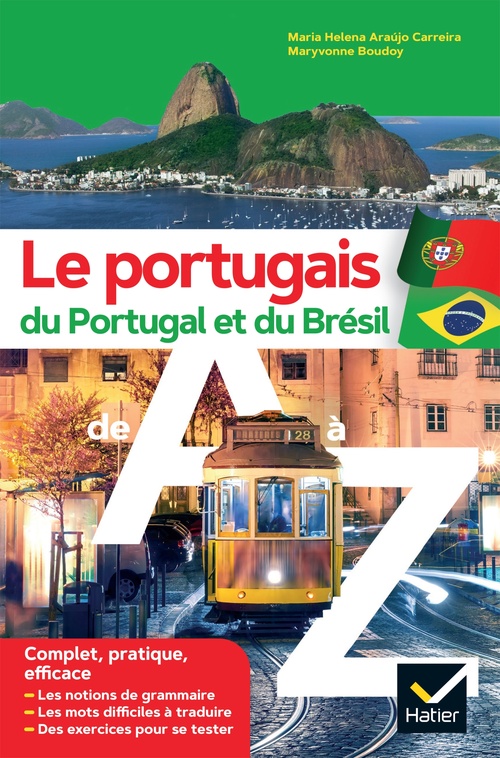 Couverture ebook de Le portugais du Portugal et du Brésil de A à Z, de Maryvonne Boudoy, Maria Helena Araujo-Carreira