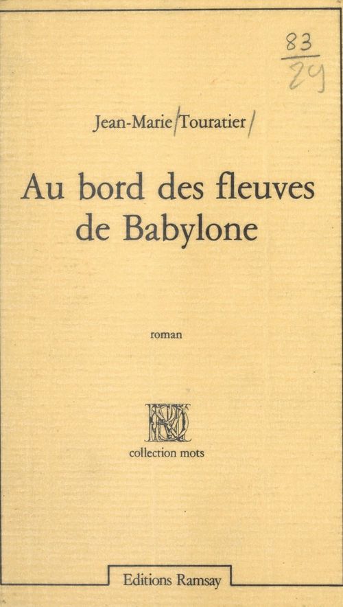 ebook cover of Au bord des fleuves de Babylone, by Jean-Marie Touratier