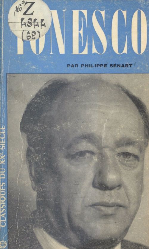ebook cover of Eugène Ionesco, by Philippe Senart