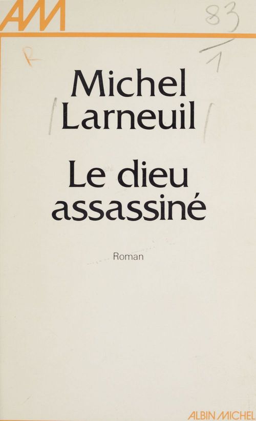 Couverture ebook de Le dieu assassiné, de Michel Larneuil