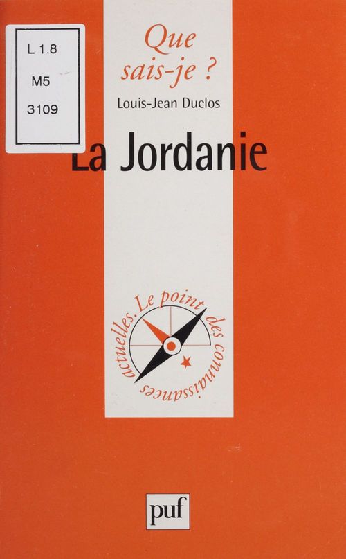Couverture ebook de La Jordanie, de Louis-jean Duclos