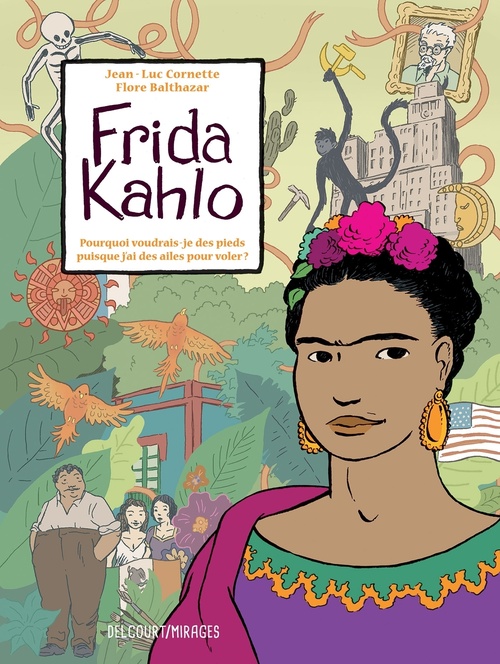 Couverture ebook de Frida Kahlo, de Flore Balthazar, Jean-Luc Cornette