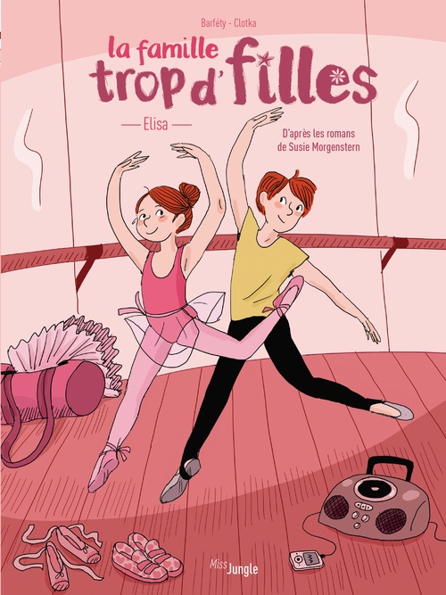 Couverture ebook de La famille trop d'filles - Tome 3 - Elisa, de Elizabeth Barféty, Clotka